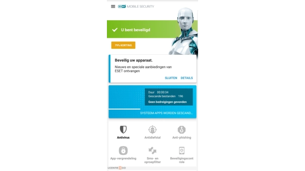 ESET Mobile Security | 1 Gebruiker | 1 Installatie | 1 Jaar