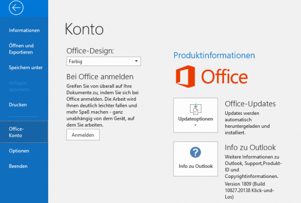 Microsoft Outlook 2019 MAC