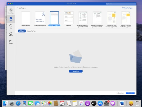 Microsoft Word 2021 MAC